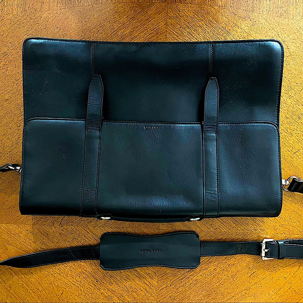 Cole Haan Leather Messenger Bag/Briefcase.